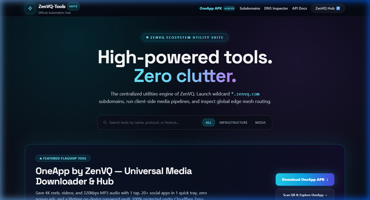 ZenVQ Tools Live Screenshot